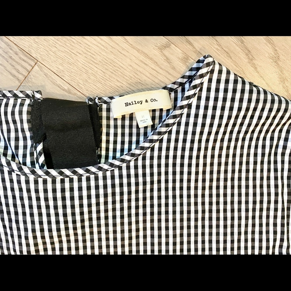 Gingham Ruffle Top - image 1